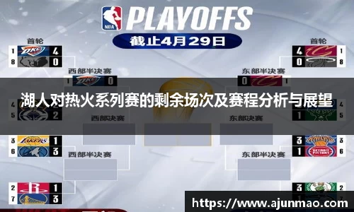 湖人对热火系列赛的剩余场次及赛程分析与展望